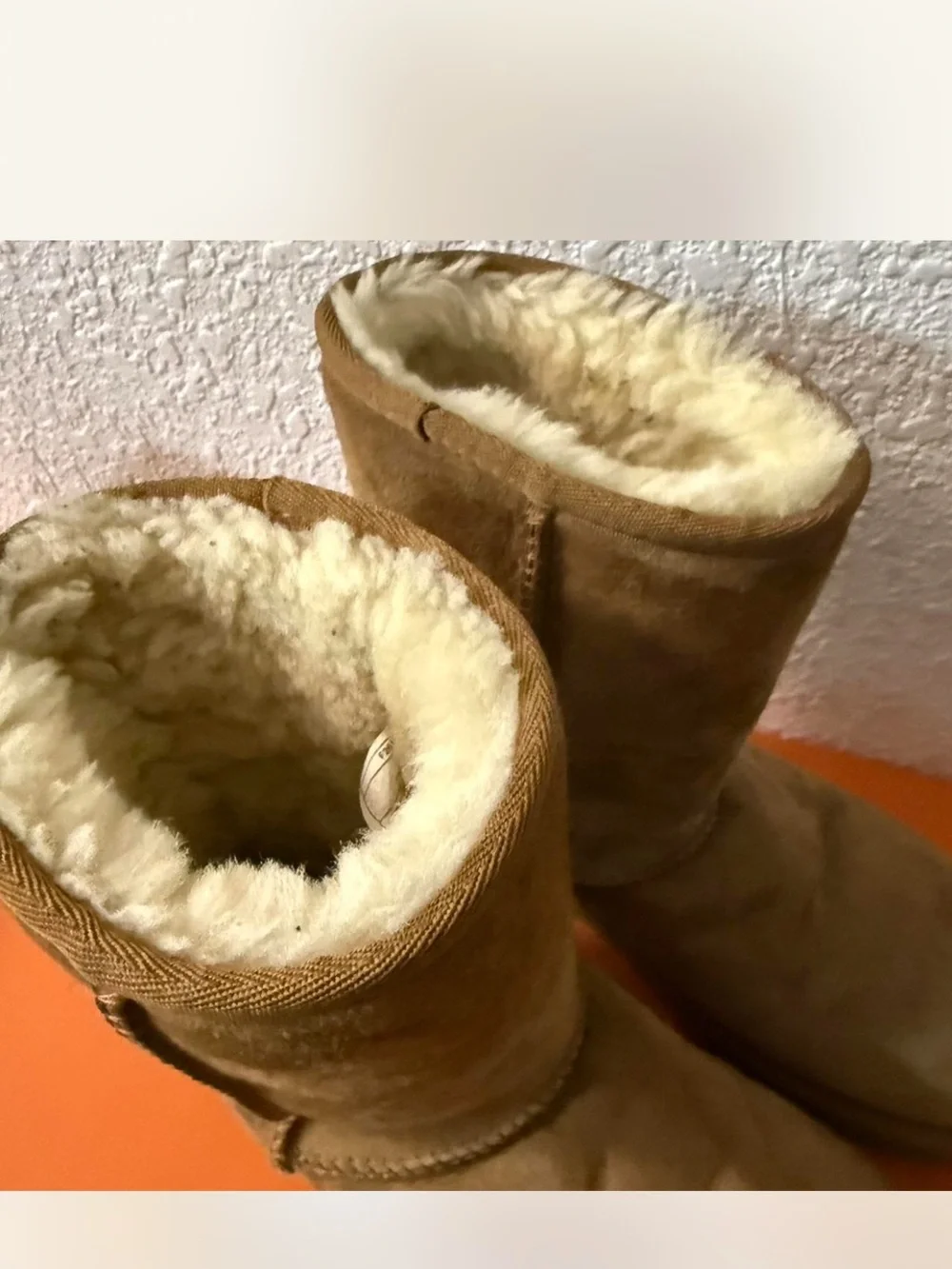 UGGS Plush-Lined Suede Winter Chestnut